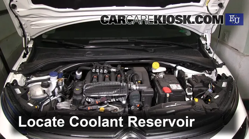 2017 Citroen C3 PureTech 1.2L 3 Cyl. Coolant (Antifreeze) Add Coolant